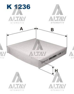 POLEN FİLTRESİ SWIFT 05-11 / SX4 / TERIOS  97= 1.3 / TERIOS 06= 1.5 / COURE / FIAT SEDICI / SUBARU