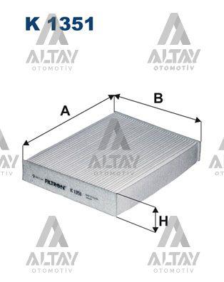 POLEN FİLTRESİ TRAFIC III 14= / VIVARO 14= / SCENIC III 09= KARBONSUZ