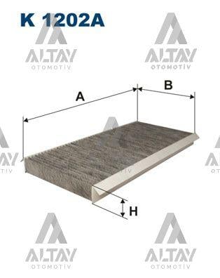 POLEN FİLTRESİ W169 93-04 M111-112-104-OM604-606 KARBONLU