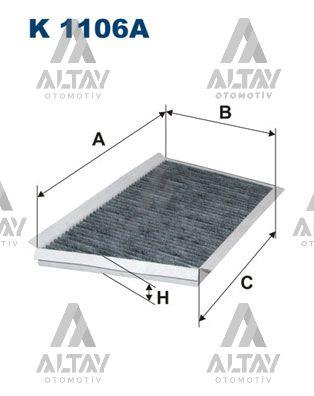 POLEN FİLTRESİ W203 / W209 C SERİ 04-11 KARBONLU