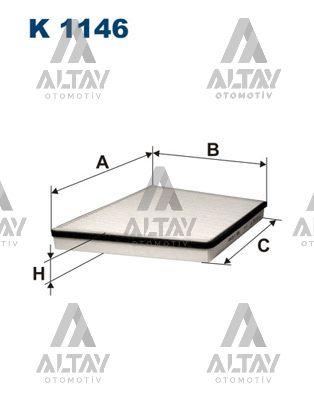 POLEN FİLTRESİ W211 / W219 E SERİ 03-09 KARBONSUZ