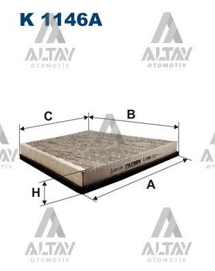 POLEN FİLTRESİ W211 / W219 E SERİ 03-09 KARBONLU