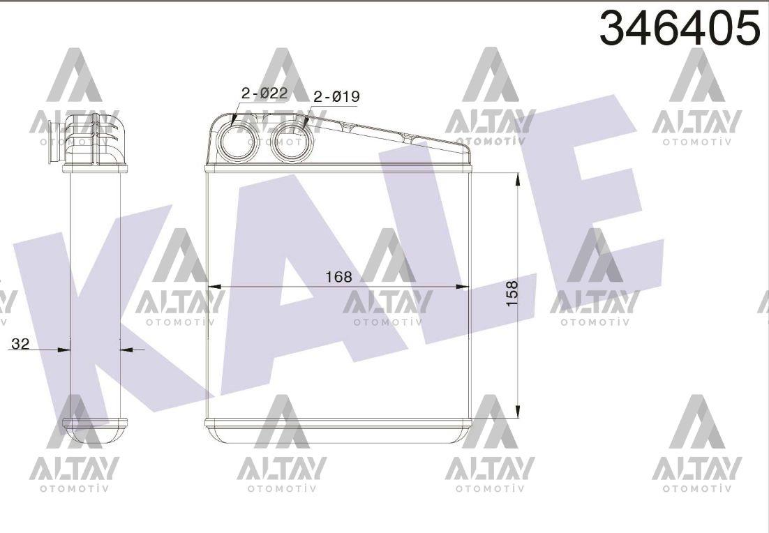 RADYATÖR KALORİFER CLIO III / MODUS / MICRA III / NOTE 05=