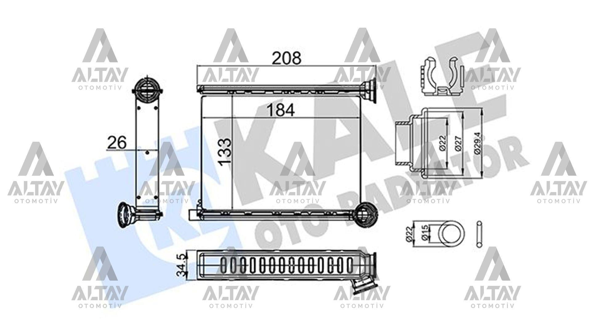RADYATÖR KALORİFER DUSTER 12=