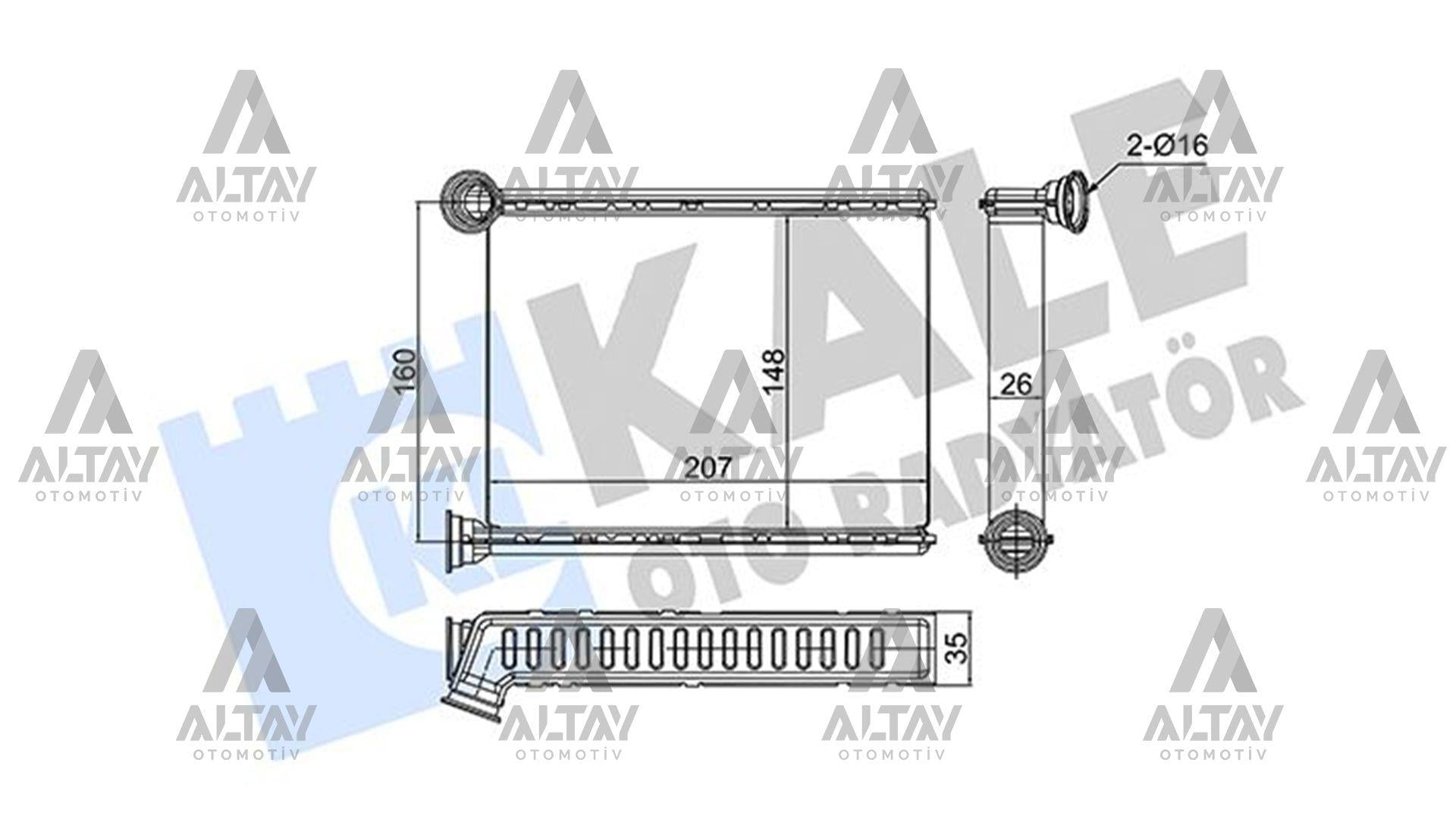 RADYATÖR KALORİFER MEGANE IV / KADJAR / TALISMAN 15=