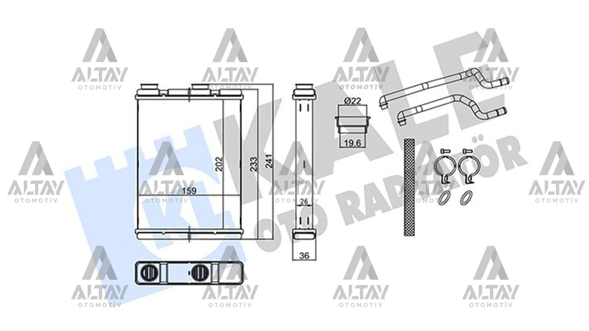 RADYATÖR KALORİFER QASHQAI 14=