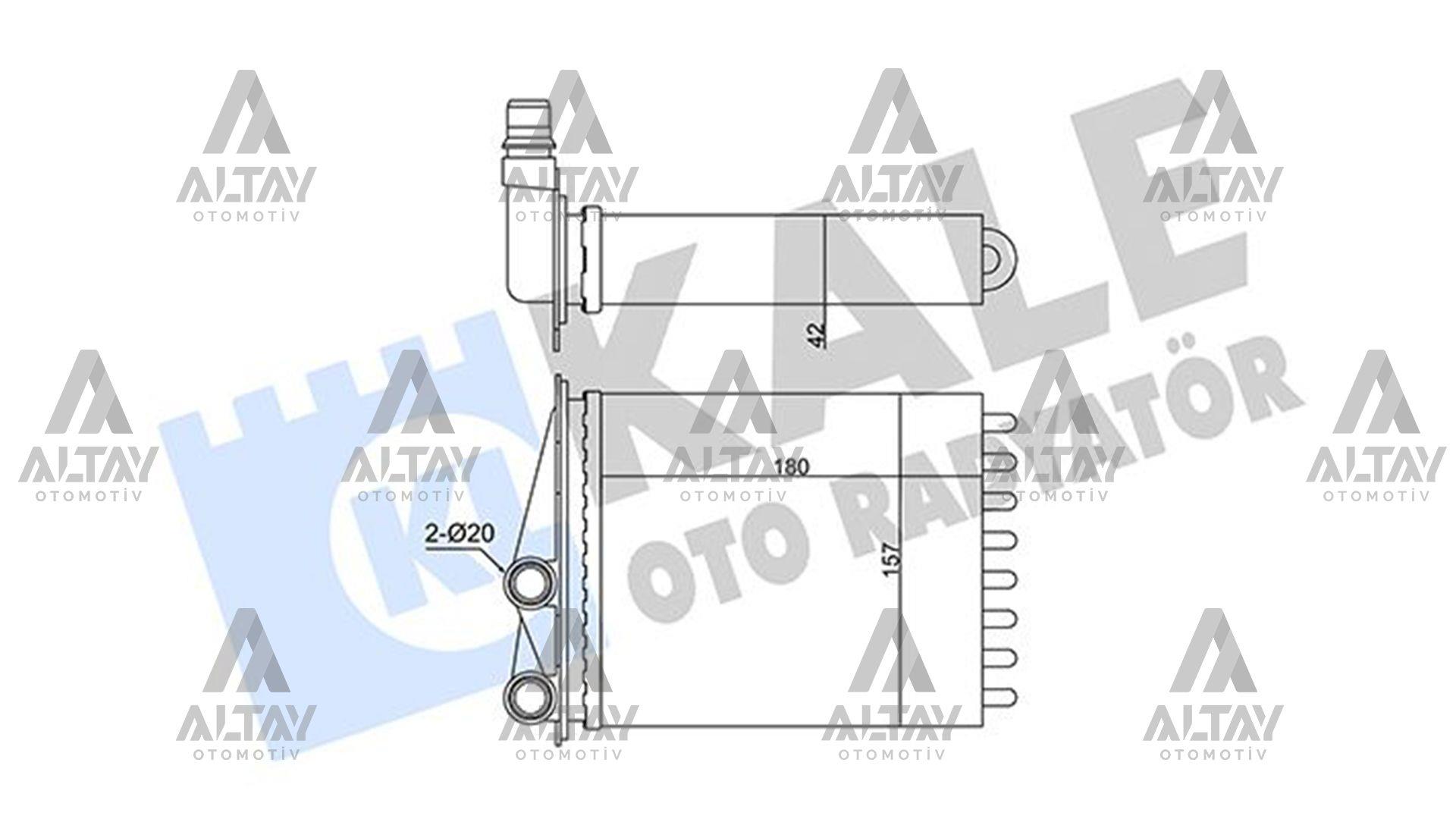 RADYATÖR KALORİFER VIVARO 02-14 / TRAFIC II 01-14 / MEKANİK