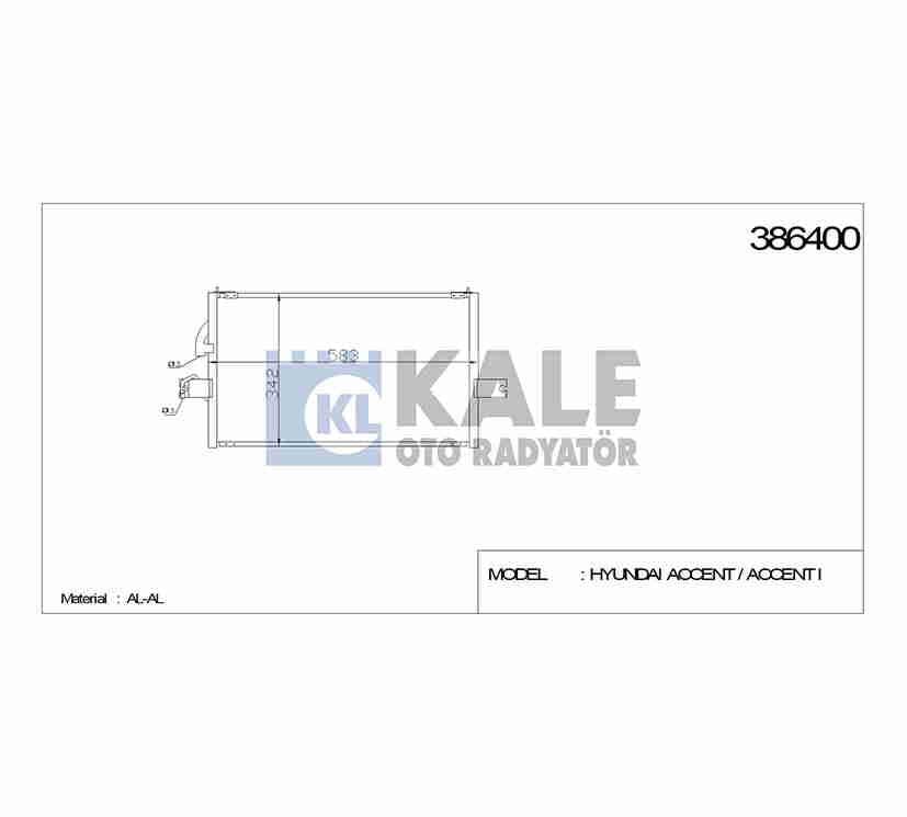 RADYATÖR KLİMA ACCENT 95-00