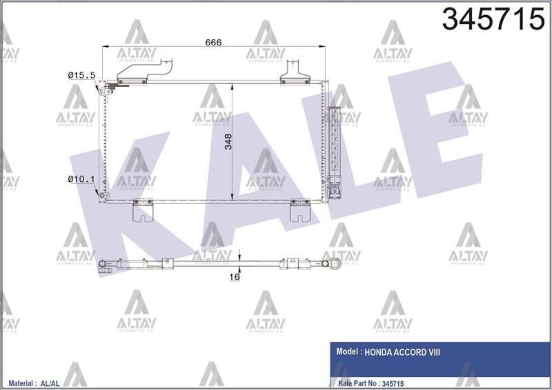 RADYATÖR KLİMA ACCORD 08-15