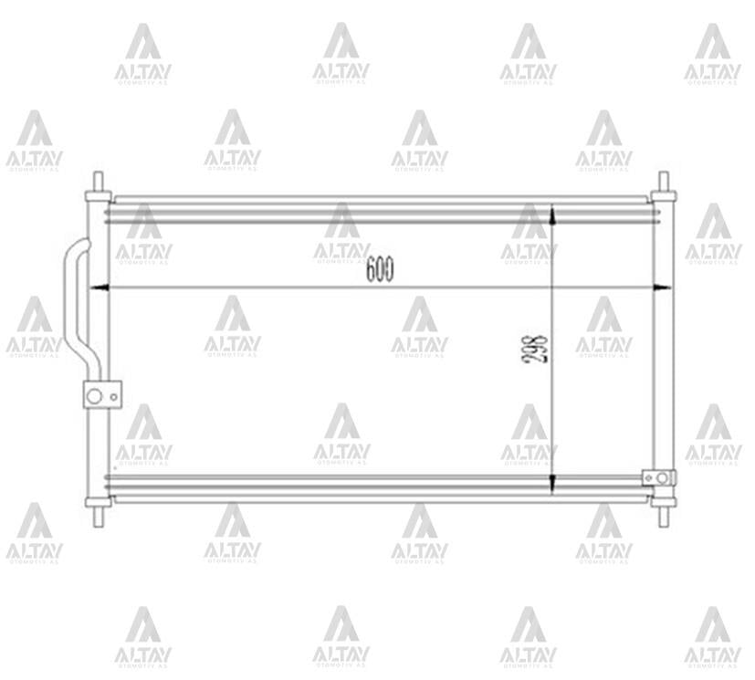RADYATÖR KLİMA CRV  97-02 / INTEGRA 97-00 1.8 BRAZING