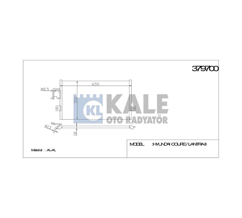 RADYATÖR KLİMA ELANTRA 96-01