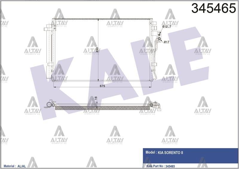 RADYATÖR KLİMA SORENTO 10= 2.4