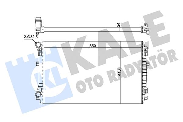 RADYATÖR SU GOLF7 / A3 / LEON / PASSAT / OCTAVIA 13= CJZB-CYVA-CJZA-CYVB-CPVA-CPTA-CHPA-CLHA-CLHB-CRKA-CRKB 12 TSI-1.4 TSI-1.6 TDI MEKANİK