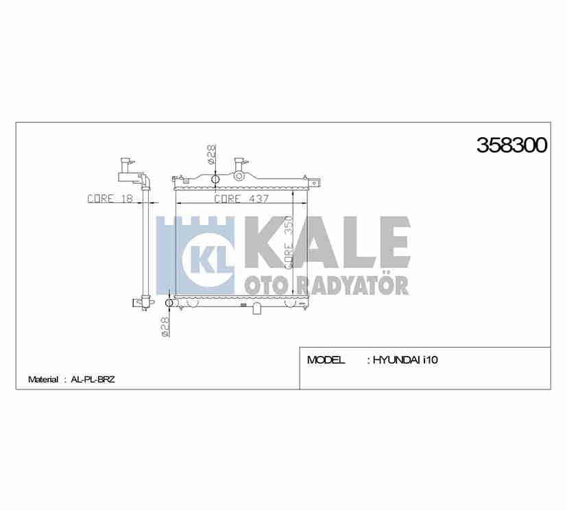 RADYATÖR SU I-10 08-13 M-T BRAZING
