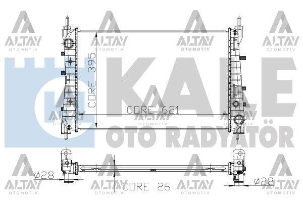 RADYATÖR SU LINEA 07= 1.3 JTD 90 HP-1.4-1.6 JTD 105 HP MEKANİK