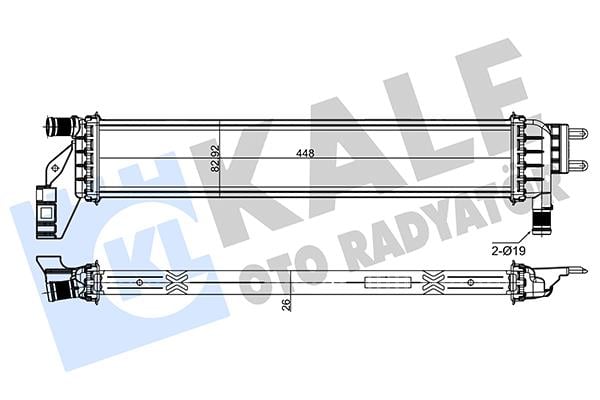 RADYATÖR SU LOGAN II / SANDERO II / DUSTER 20= 1.5 DCİ