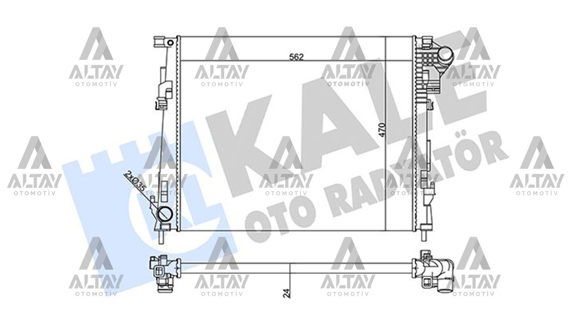 RADYATÖR SU TRAFIC II 06-14 / VIVARO 06-14 / 2.0 DCI M-T MEKANİK