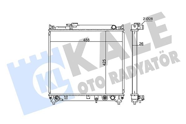 RADYATÖR SU VITARA 88-97 1.6 5 KAPI 26mm OTOMATİK BRAZING
