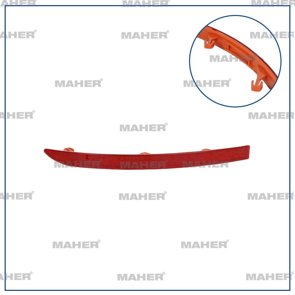 REFLEKTOR TAMPON TIGUAN 08-16 ARKA SOL