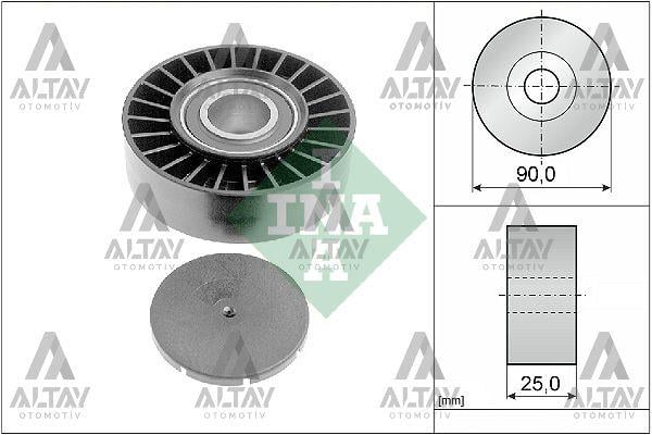 RULMAN V KAYIŞ GERGİ TRANSPORTER T4 / LT35 97-06 AJA-ACV-ANJ-AVR 2.4 D-2.5 TDİ KANALSIZ (90 MM)