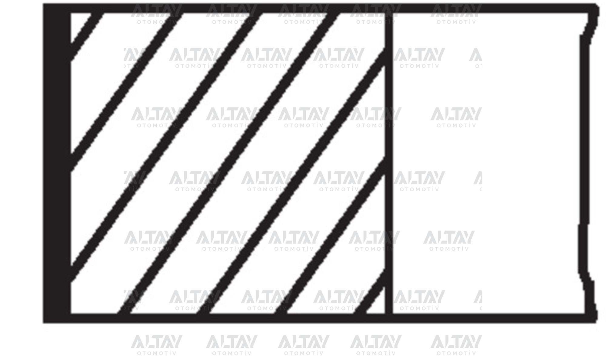 SEGMAN ASTRA / VECTRA / 2.0 16V X20XEV-C20NE 86mm STD