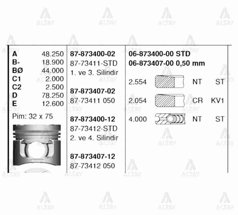 SEGMAN L-200 06-10 CR EURO4 KA4T - KB4T 050