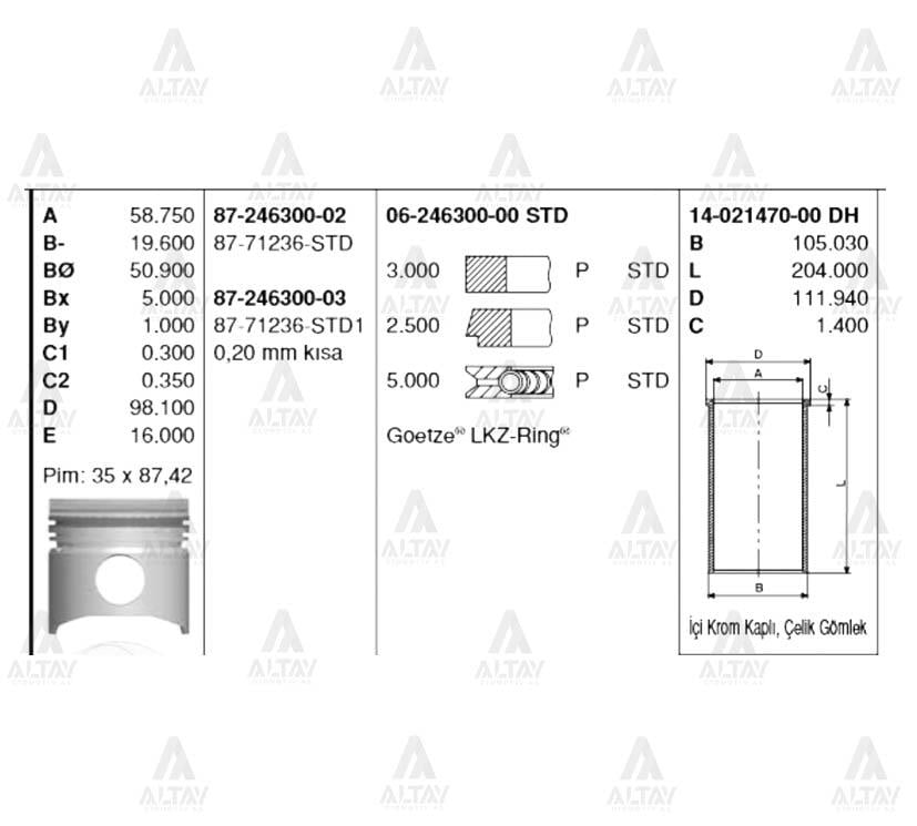 SEGMAN NPR-59 102mm STD
