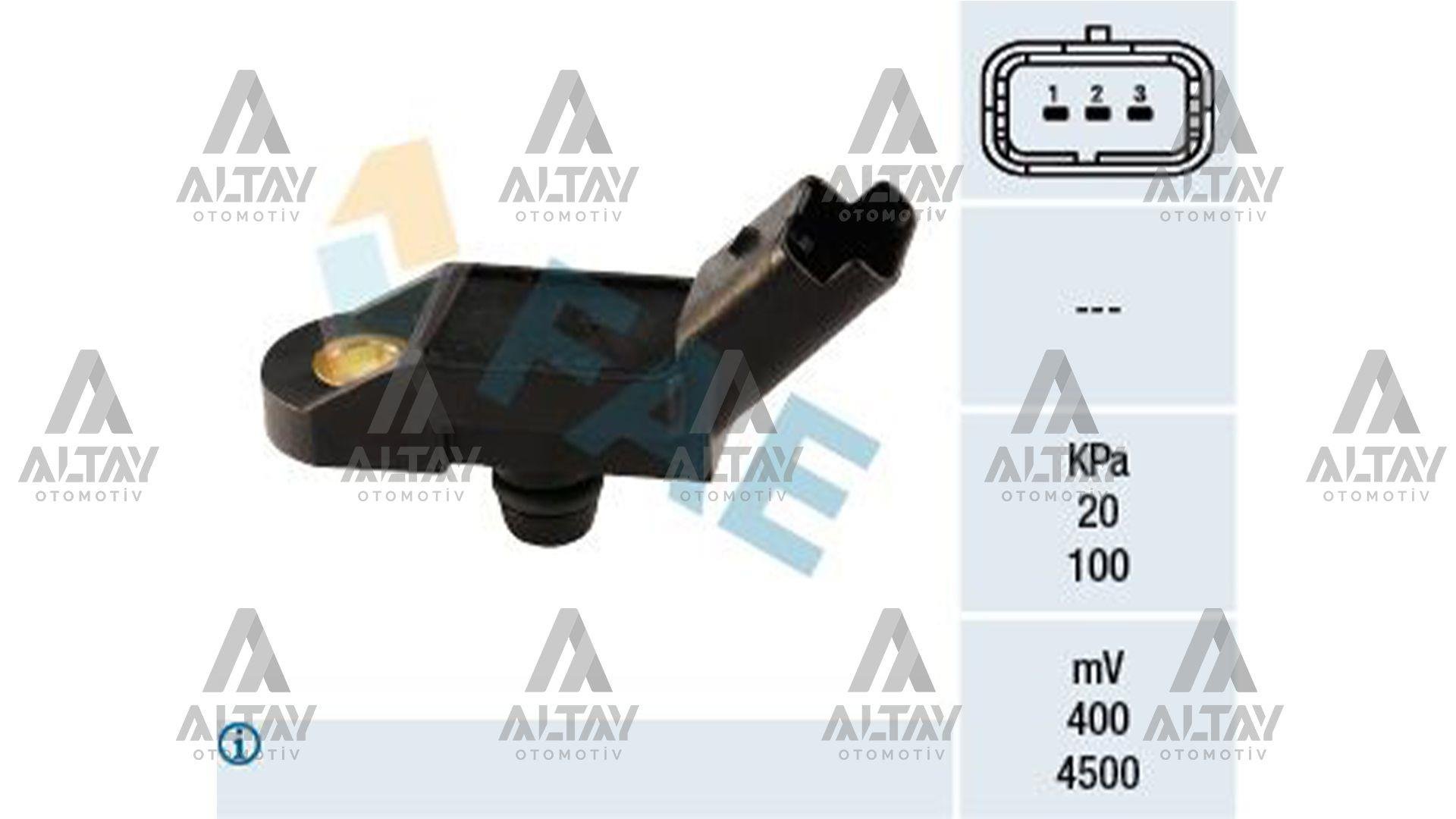 SENSÖR BASINÇ 106 / 206 / 306 / 307 / SAXO / XSARA 96= 1.4-1.6-2.0I