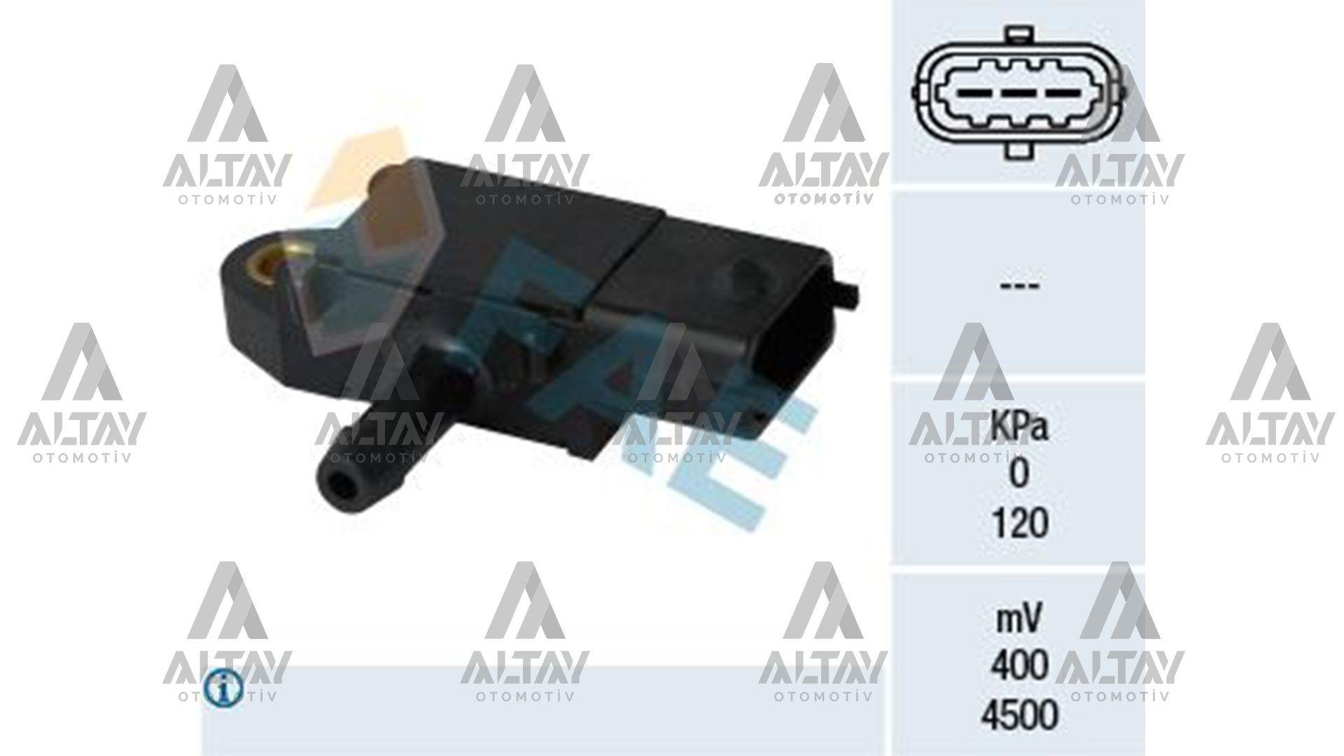 SENSÖR EGZOZ BASINÇ ASTRA H-J / CORSA C-D / INSIGNIA / MOKKA 04= Z13DTH-A13DTE-A13DTC