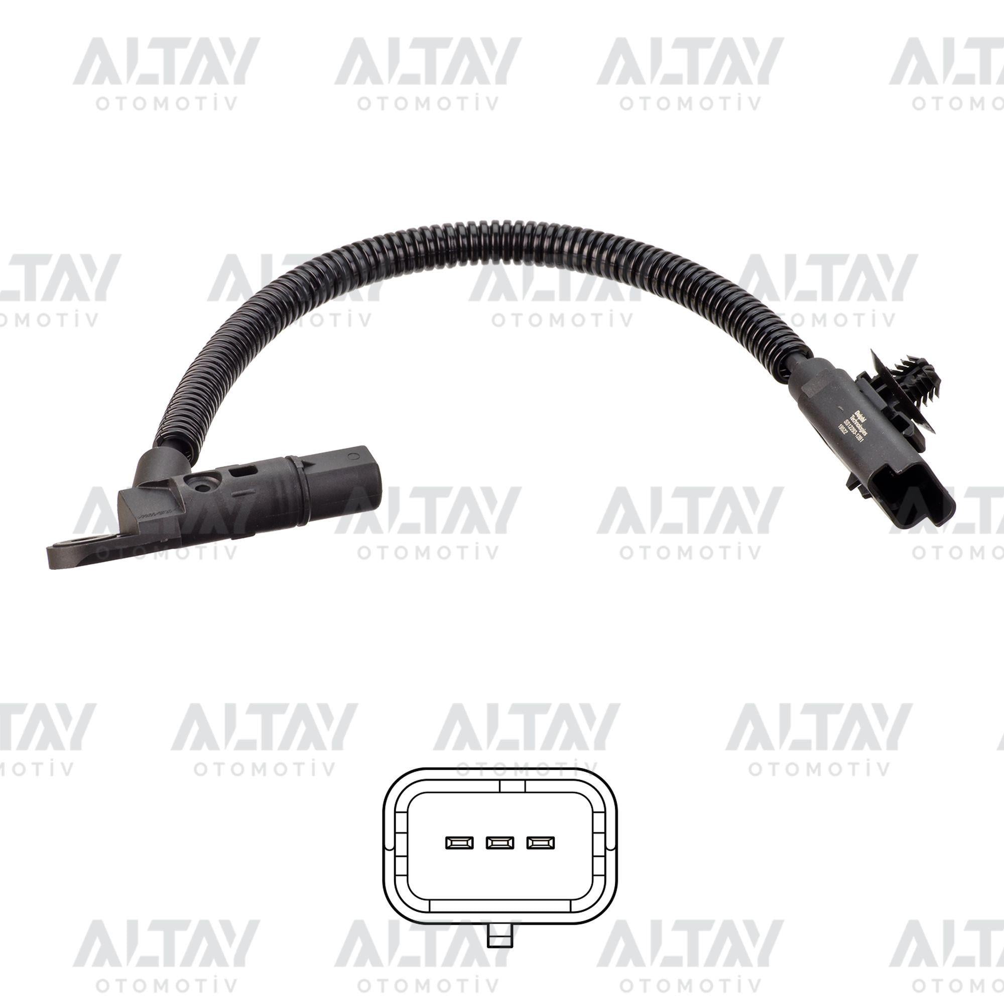 SENSÖR EKSANTRIK DEVIR 207 06= / 208 12= / 308 / 508 /PARTNER 10= / C5 10= / FIESTA 08-17 / FOCUS III 11= 1.4-1.6TDCI / COURIER 14= ECOSPORT 14= / B-MAX 14=