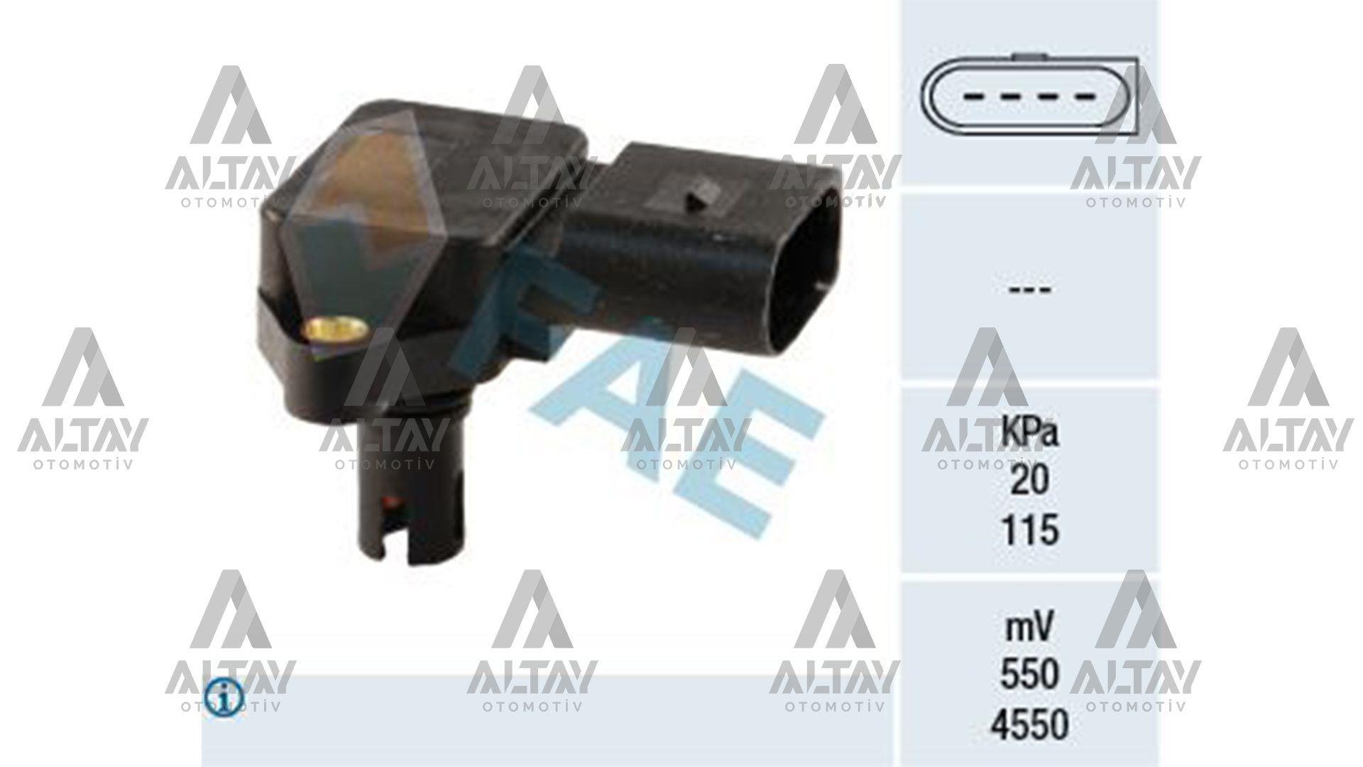 SENSÖR EMME BORU BASINÇ POLO / GOLF4 / BORA 02-09 BCB-BBZ-BBY-BKY 1.4 16V-1.6 16V