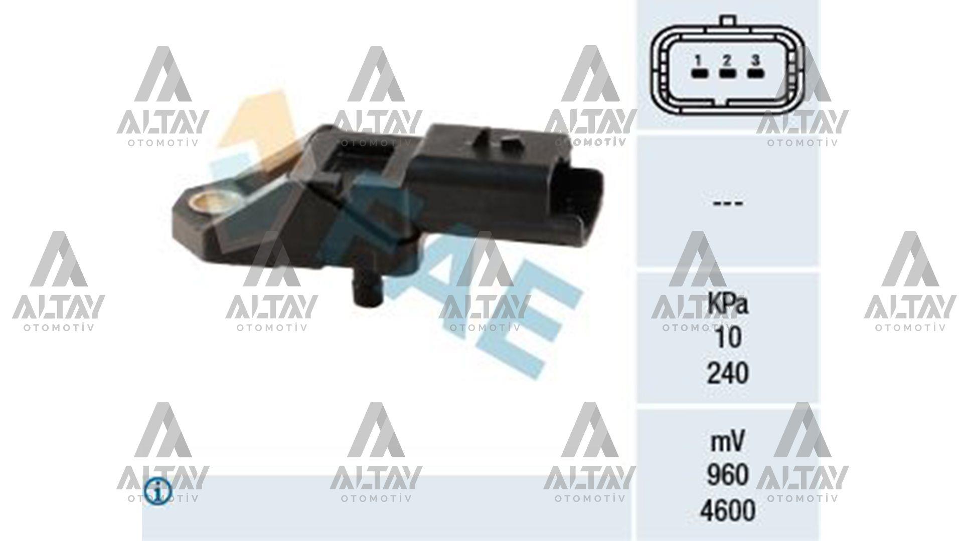 SENSÖR EMME MANİFOLD BASINÇ FIESTA / 206 / 307 02-11 1.4 TDCI-1.4 HDI