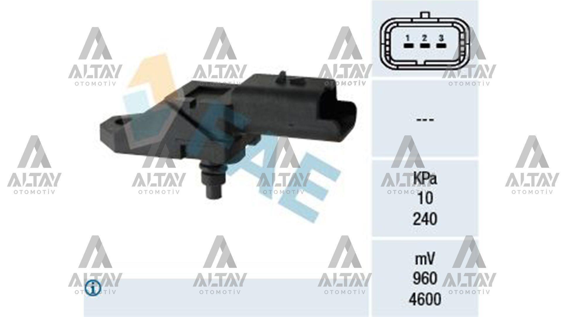 SENSÖR MAP 206 / 207 / 307 / 308 / PARTNER / BERLINGO / EXPERT / JUMPY 1.6-2.0HDI (EPBBPN3-A001Z)