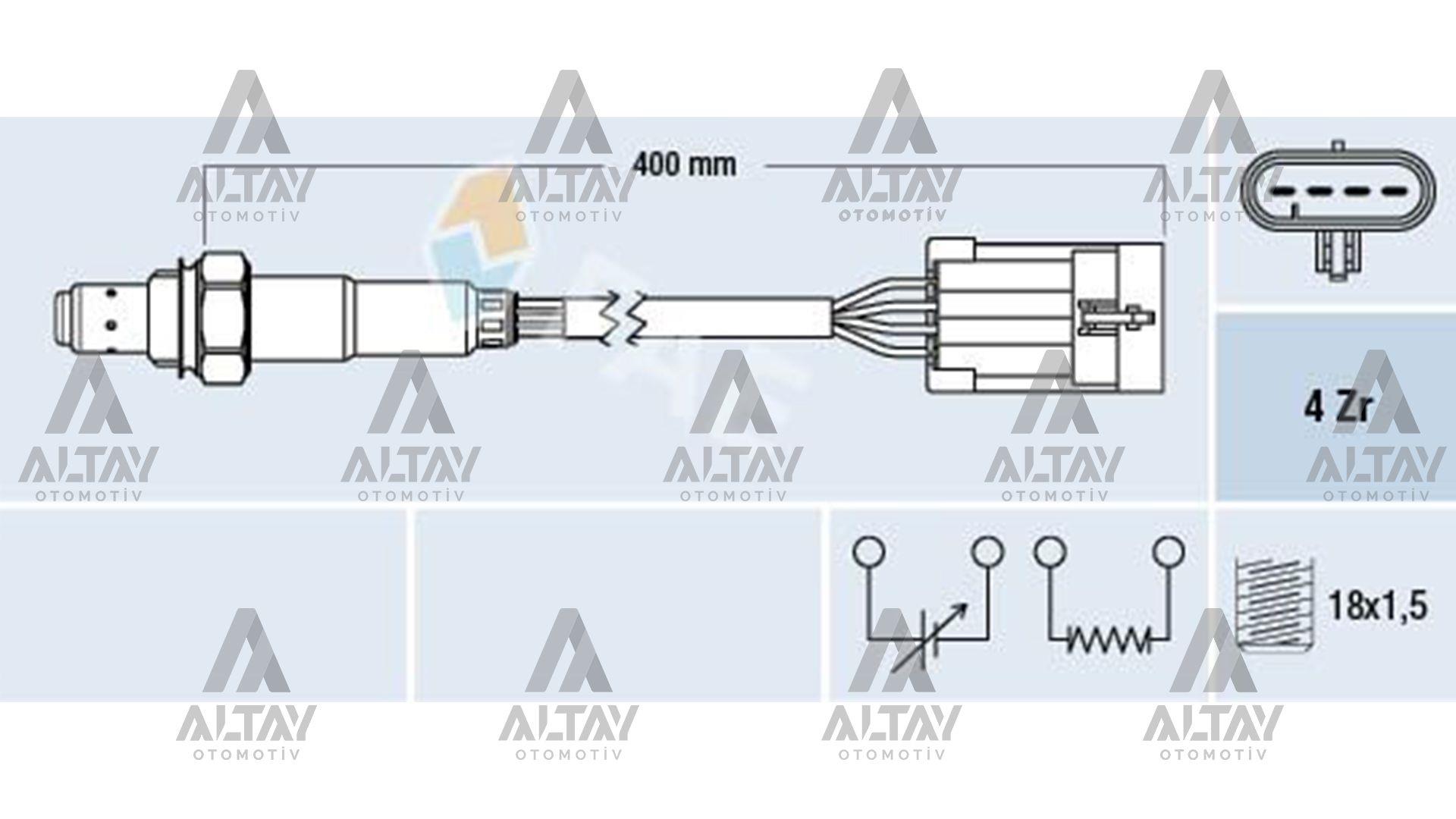 SENSÖR OKSİJEN ASTRA G / VECTRA B / ZAFIRA A X14XE-X16XEL (P1)