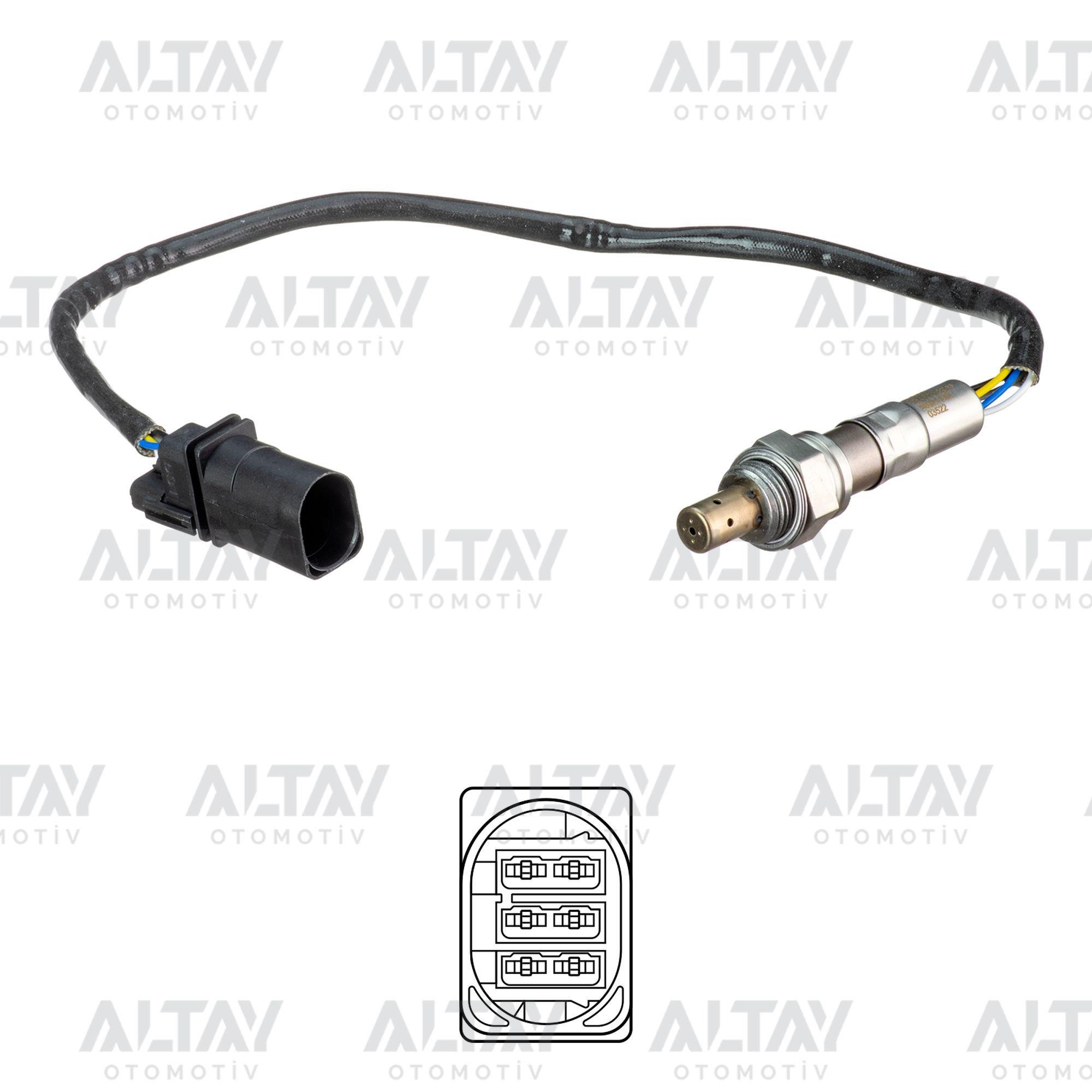 SENSÖR OKSİJEN POLO / CORDOBA / FABİA 03-08 BKY-BBY 1.4 16V ÖN
