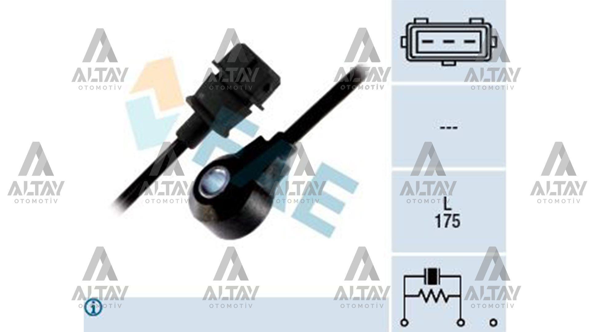 SENSÖR VURUNTU GOLF4 / BORA / A3 / LEON / TOLEDO / OCTAVIA 97-00 AKL-AEH-AGN 1.6-1.8 (155 mm)