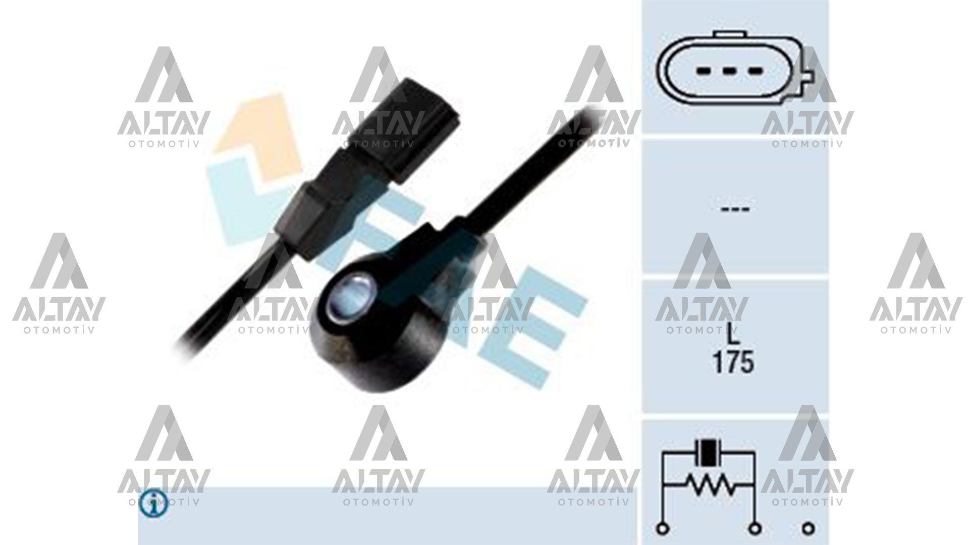 SENSÖR VURUNTU GOLF4 / BORA / A3 / LEON / TOLEDO / OCTAVIA 00-01 AKL-AEH 1.6-1.8 (165 mm)