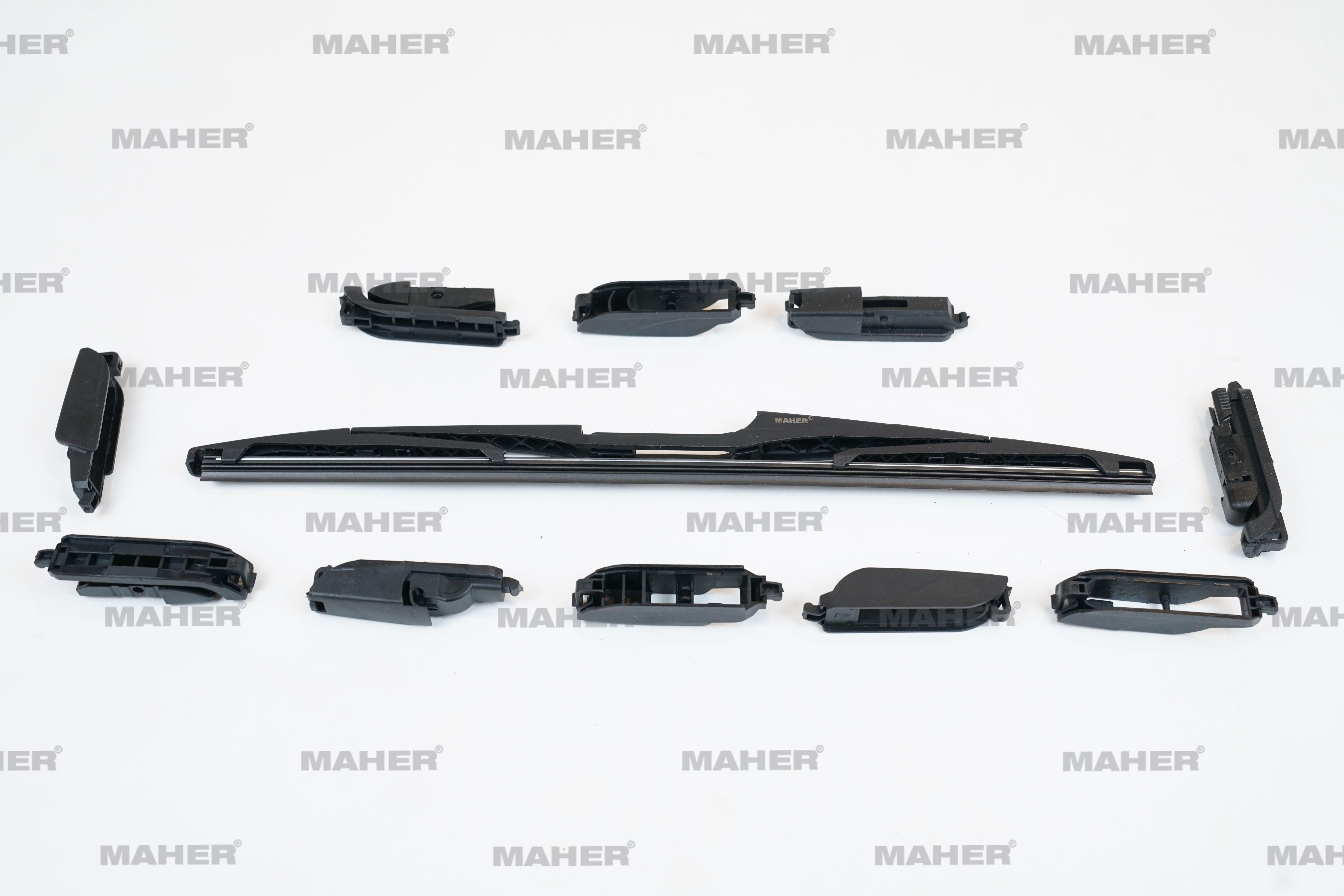 SİLECEK SÜPÜRGESİ PLASTİK TİP 10 APARATLI 15 ARKA (380mm)