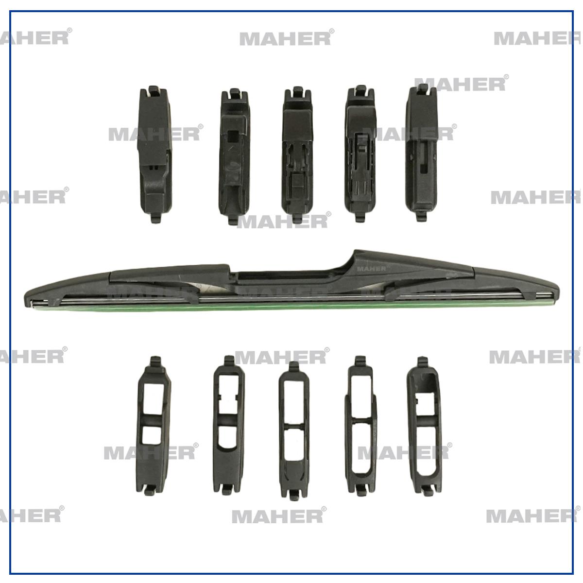 SİLECEK SÜPÜRGESİ PLASTİK TİP 10 APARATLI 12 ARKA (300mm)