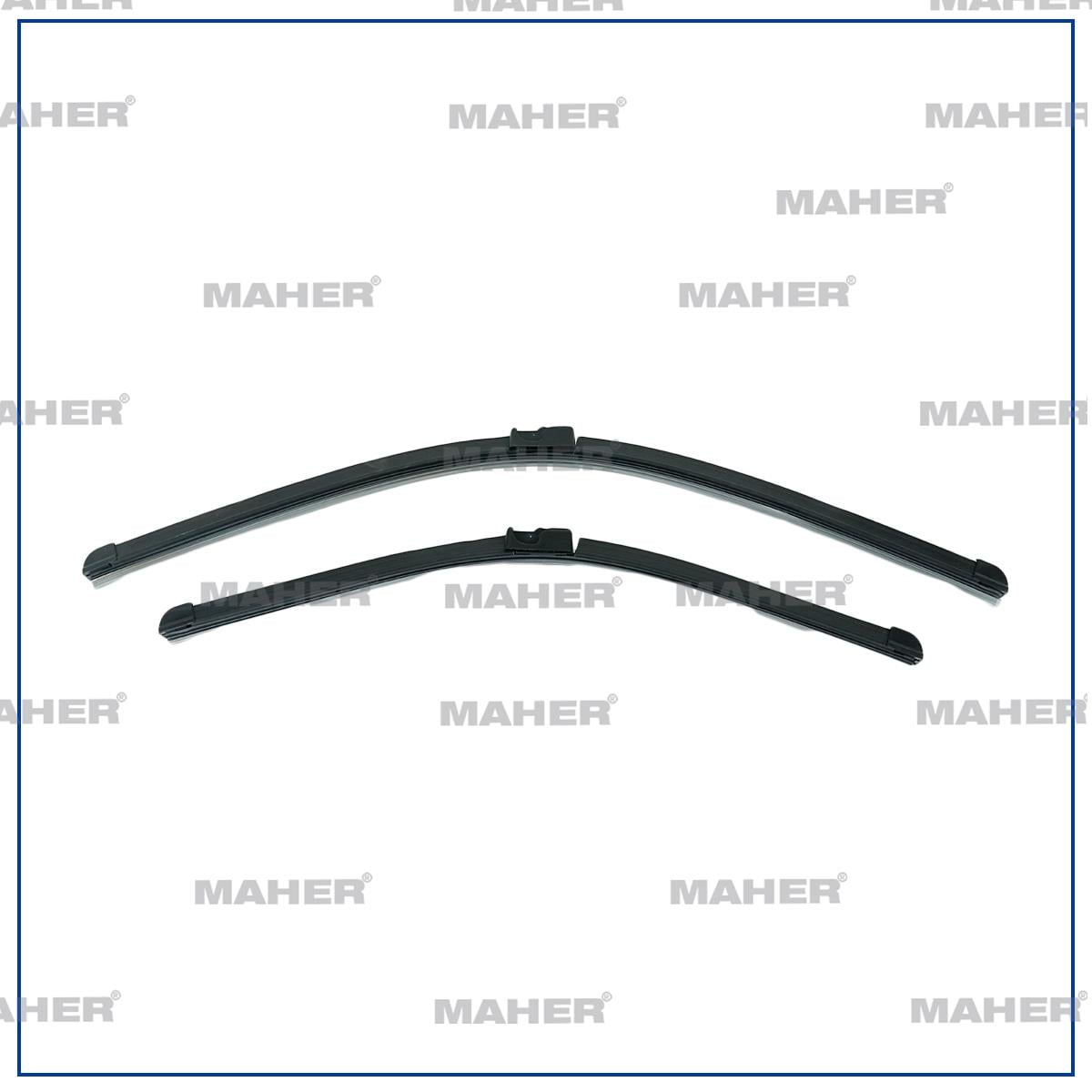 SILECEK SÜPÜRGESI TAKIM CADDY 04-10 / OCTAVIA 04-12 / A3 02-04 / GOLF5 03-05 / JETTA 05-06 TEK DELIK 24+19 AM462S (600mm+480mm)