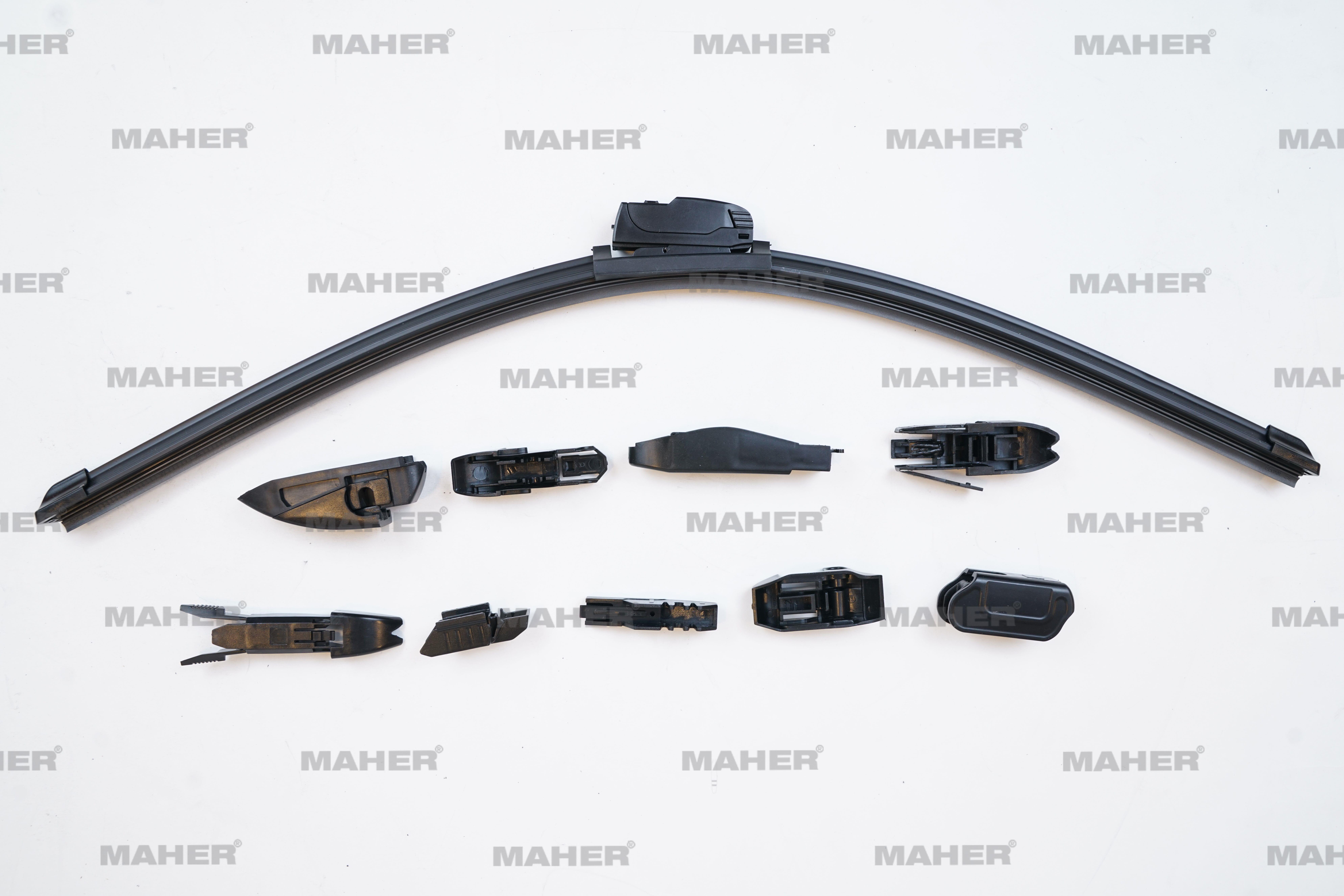 SİLECEK SÜPÜRGESİ TEK TİP ÜNİVERSAL 10 APARATLI 22 MUZ (550mm)