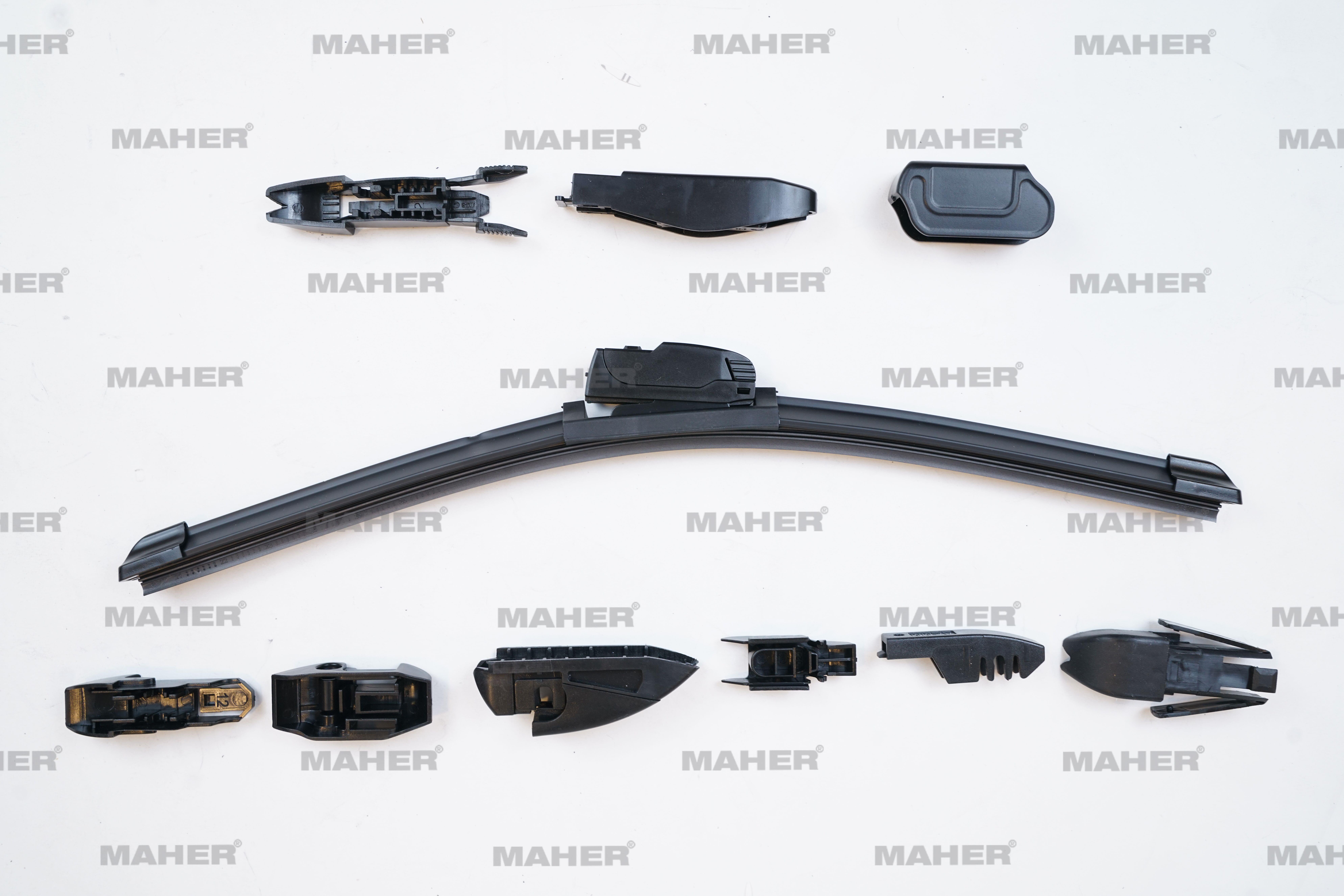 SİLECEK SÜPÜRGESİ TEK TİP ÜNİVERSAL 10 APARATLI 15 MUZ (380mm)