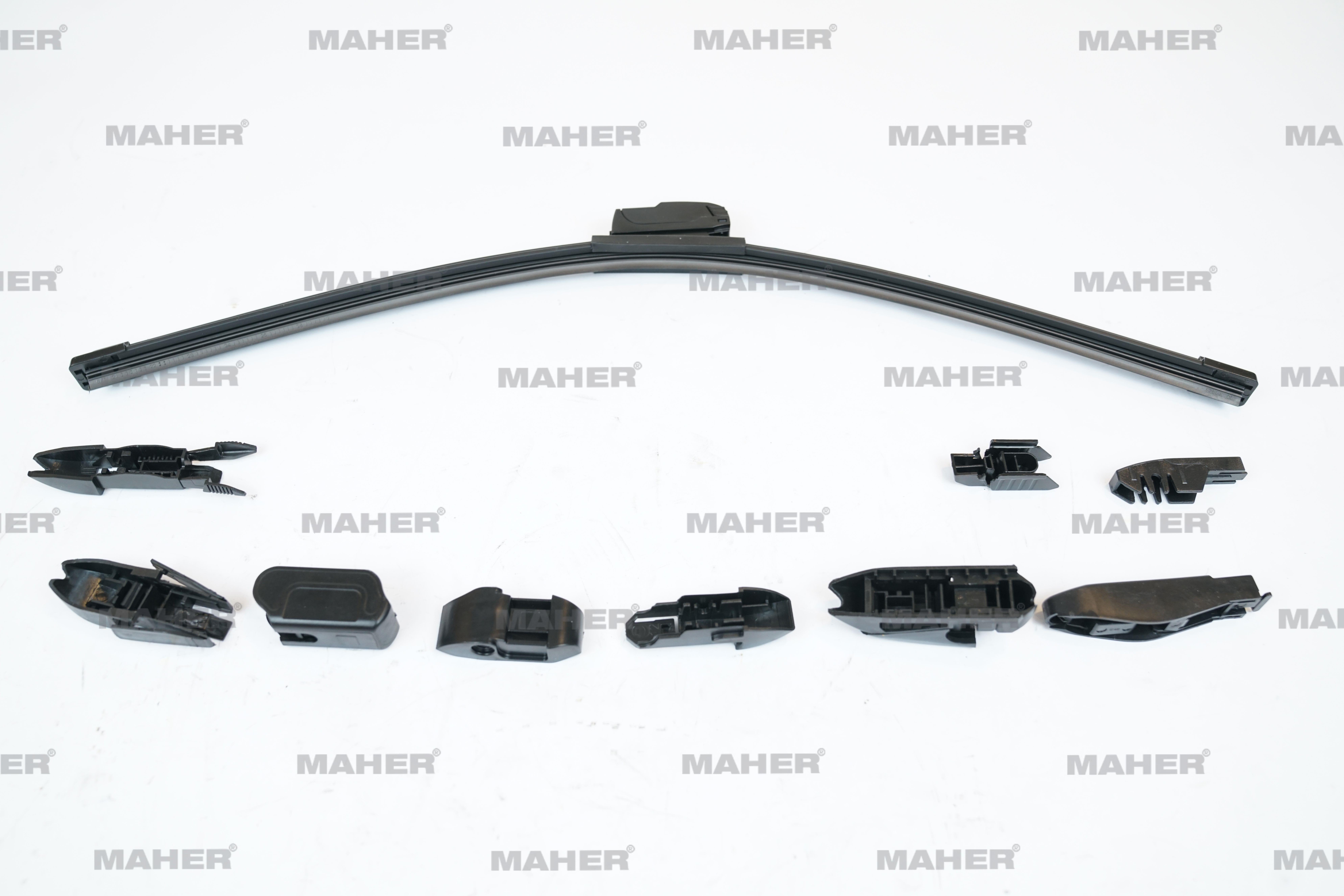 SİLECEK SÜPÜRGESİ TEK TİP ÜNİVERSAL 10 APARATLI 21 MUZ (530mm)