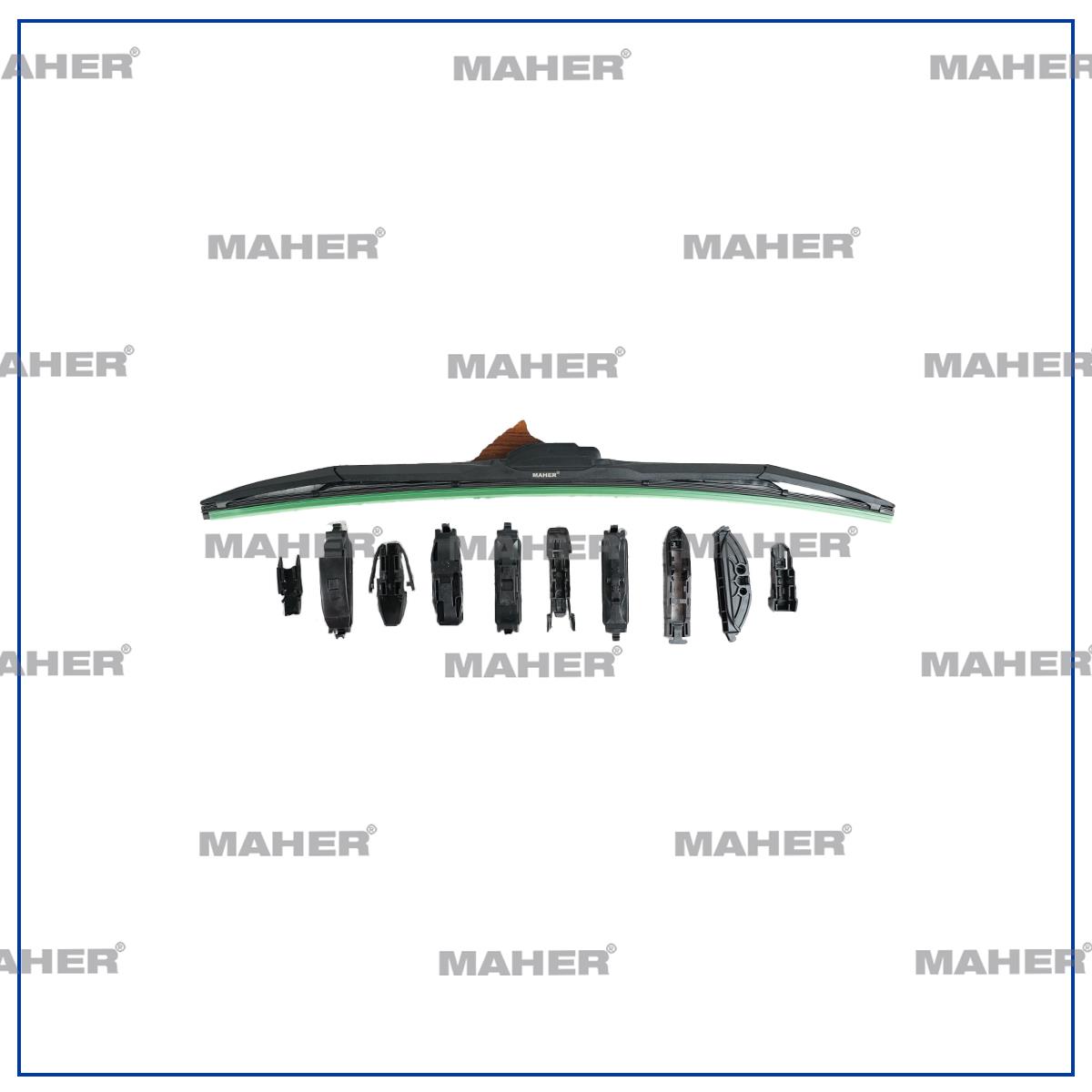 SİLECEK SÜPÜRGESİ TEK TİP ÜNİVERSAL 11 APARATLI 21 HYBRID (530mm)