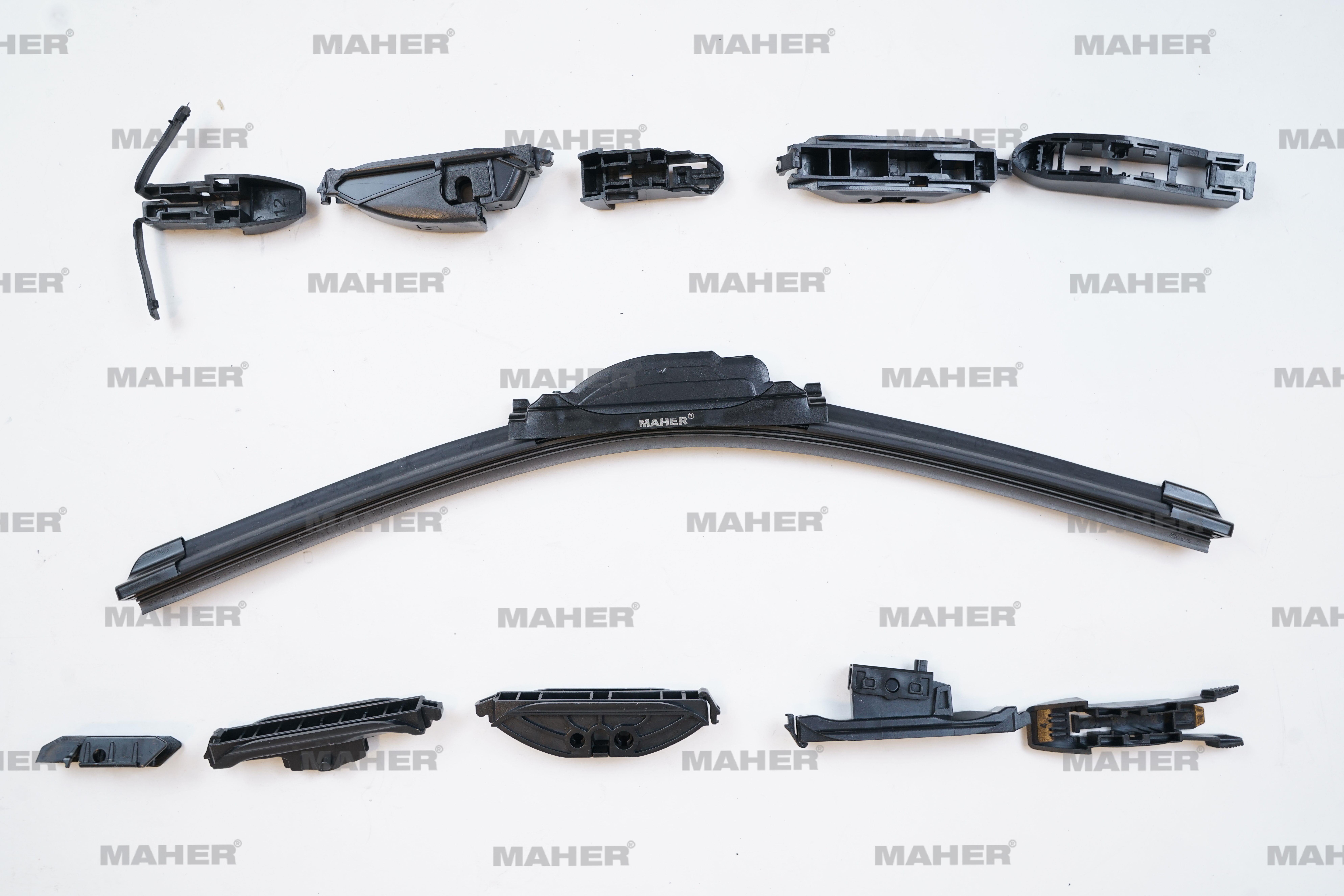 SİLECEK SÜPÜRGESİ TEK TİP ÜNİVERSAL 16 APARATLI 16 MUZ (400mm)