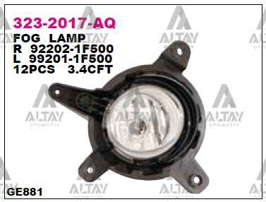 SİS LAMBASI SORENTO 09-11 DUYLU ÖN SOL