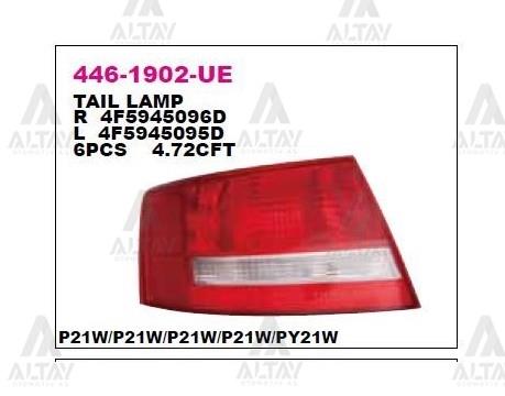 STOP LAMBASI A6 06-08 LEDSİZ DIŞ SOL