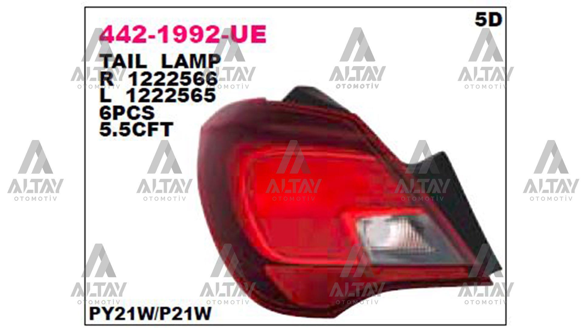 STOP LAMBASI DIŞ CORSA E 15= SAĞ