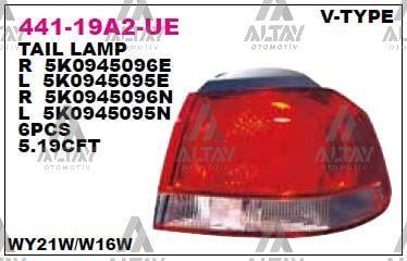 STOP LAMBASI GOLF6 DIŞ 09-13 VALEO TİP SAĞ