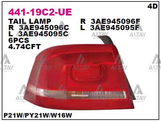 STOP LAMBASI PASSAT 10-13 DIŞ SAĞ